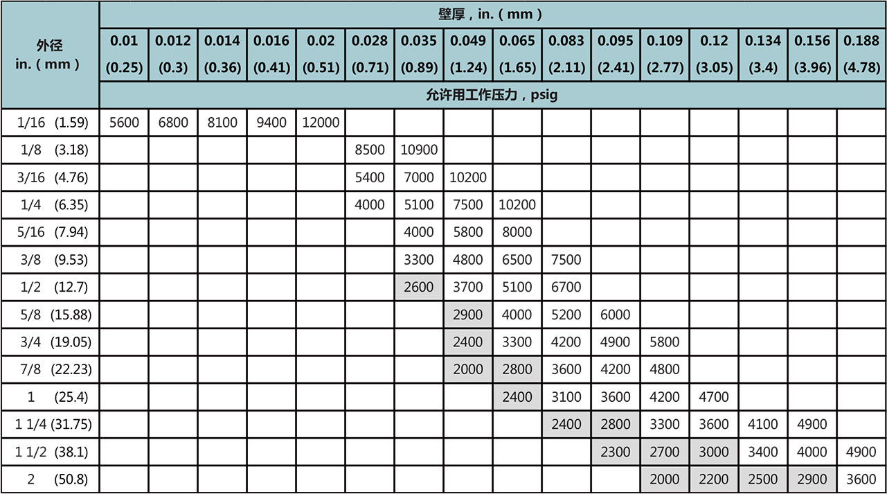 常溫工作壓力表二