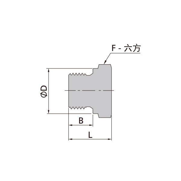 公製外螺紋堵頭