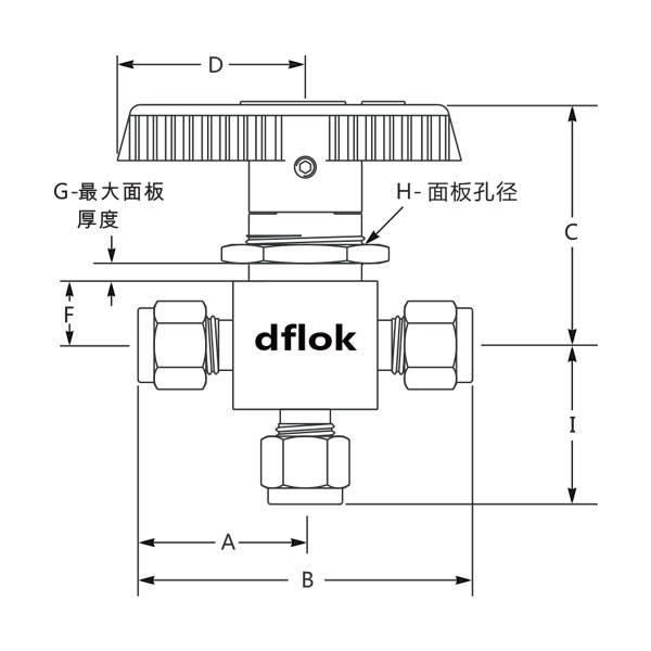 三通球閥