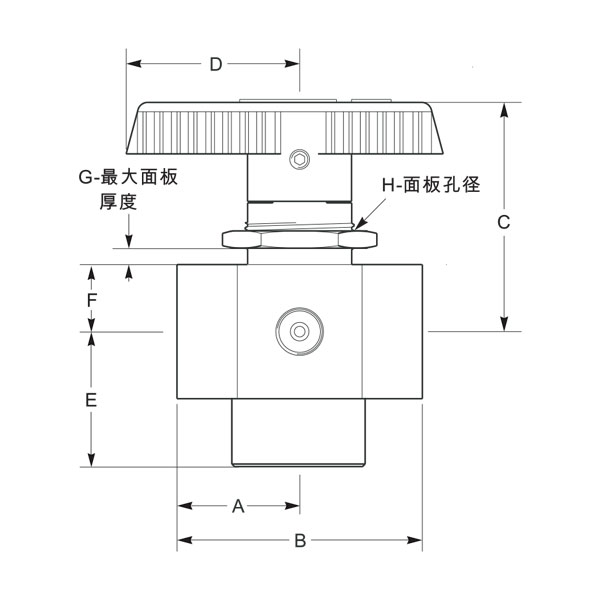 五通球閥
