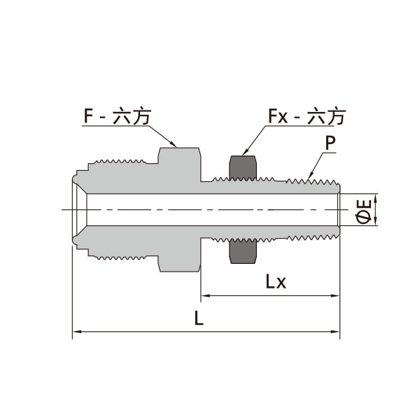 MVCR轉MNPT穿板本體