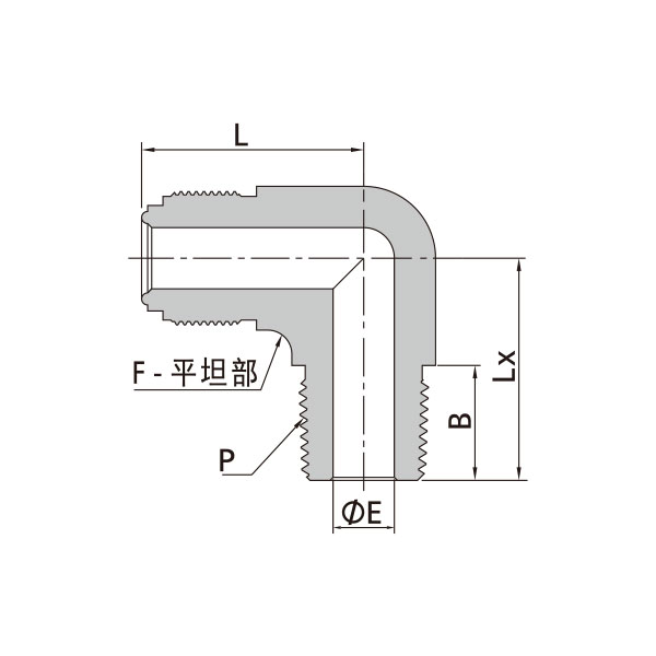 MVCR轉NPT彎通本體